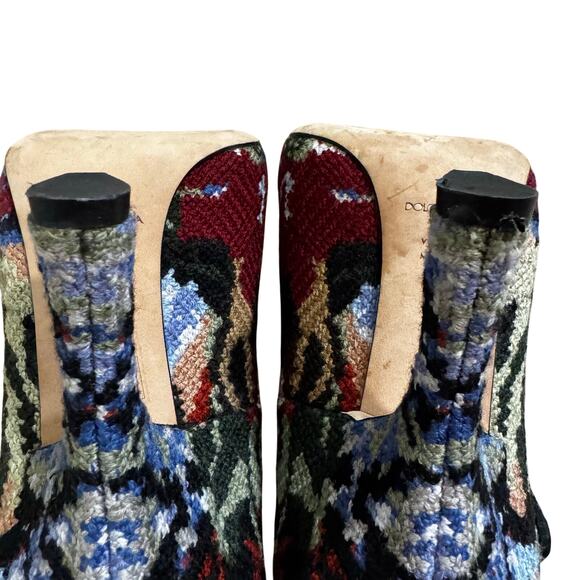 Dolce & Gabbana Floral Tapestry Mary Jane Heels Multicolor Baroque Pumps EU 37.5 - Picture 7 of 8